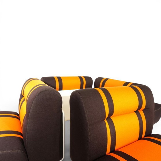 Image 1 of Cor Concha 4-delige modulaire bank in Space Age-stijl van Jo Otterpohl, 1970