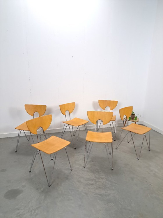 Image 1 of Satz von 6 x Kusch & Co Mikado 1800, Walter Leeman Stühlen