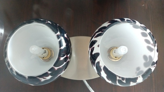 Image 1 of 2 x Massive lampen set metaal retro design