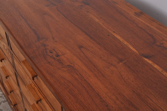 Image 1 of Vintage Chest of Drawers in Pitch Pine 1950s