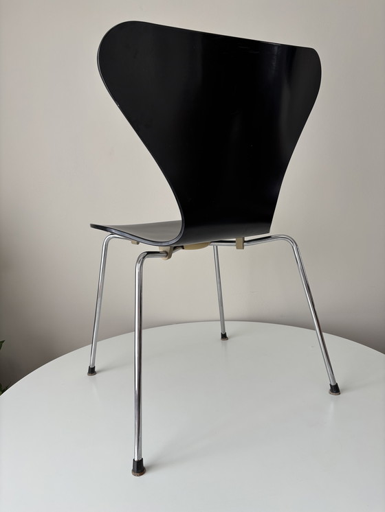 Image 1 of 4x dänische Arne Jacobsen für Fritz Hansen Serie 7 Vlinderstoelen 1978