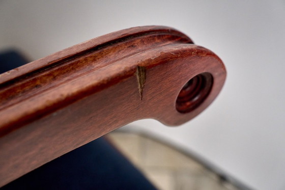 Image 1 of Set di 7 sedie in stile eclettico FAMEG Radomsko, anni '70/'80