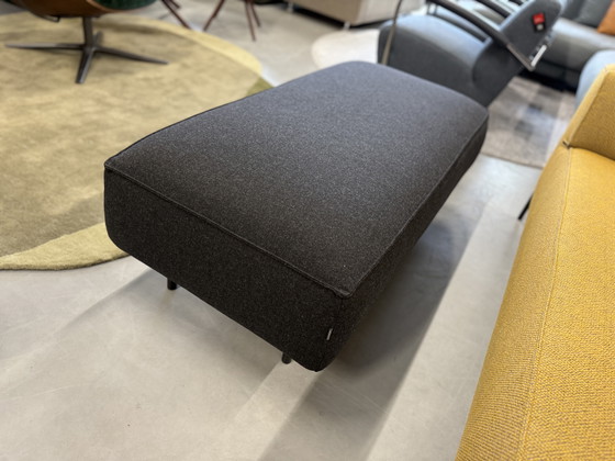 Image 1 of Gelderland 7784 Hocker Wollstoff schwarz 130x81xH42