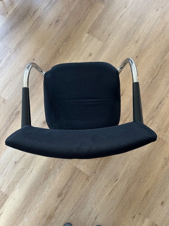 Image 1 of Sedie di design Vitra Vis a Vis in tessuto nero