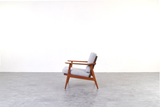 Image 1 of Sillón danés de teca de mediados de siglo, década de 1960.