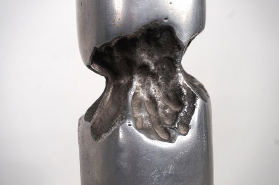 Image 1 of Scultura brutalista di Marshall Disenos, portacandele di David Marshall, 1980