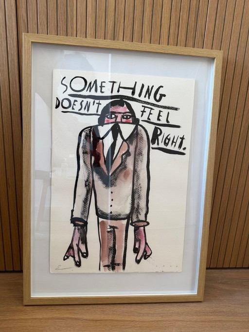 Eamonn O'Boyle, Something Doesn't Feel Right, Amsterdam 2024 - Handgesigneerd