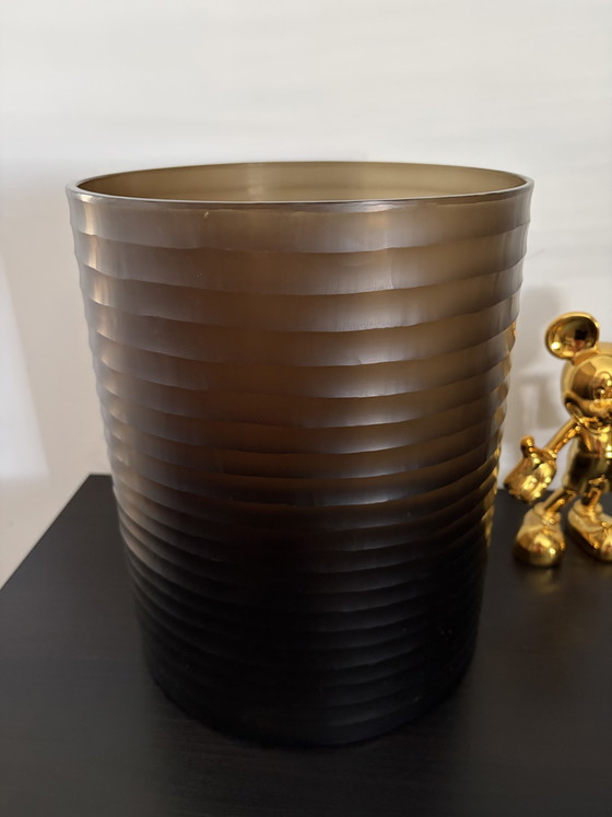 Eichholtz Hurricane Vanity Fair Hurricane Lamp Ø 24 X 30 Cm Amber Brown – Vases, Glass (photo 6 of 10)