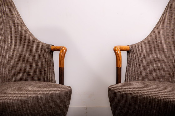 Image 1 of Conjunto de 2 sillones Progetti de Umberto Asnago para Giorgetti