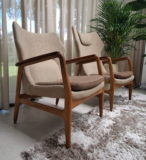 Bovenkamp Vintage Fauteuils – Set van 2 – Originele Bekleding