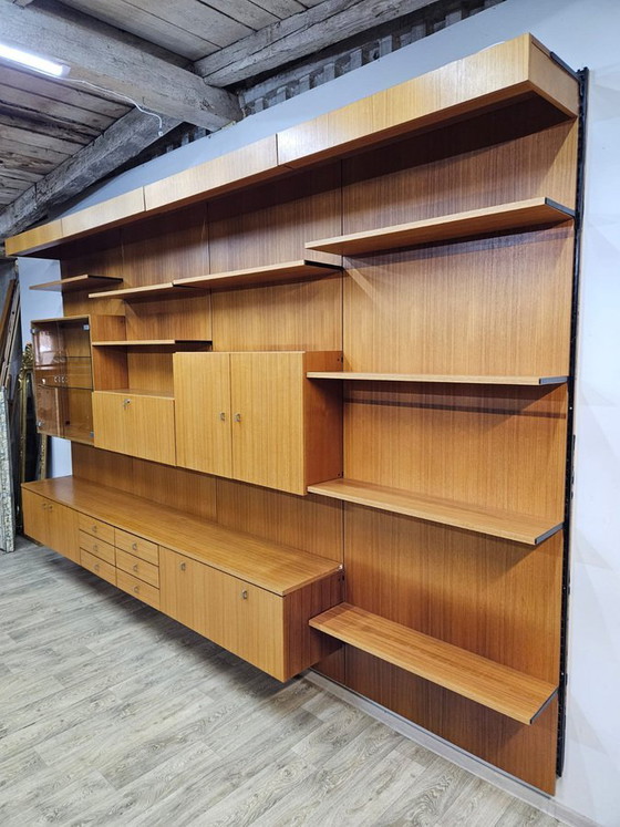 Scaffale modulare in teak modello Butler, Germania, anni '70 – Scaffali a muro, Mid Century Modern (photo 14 of 27)