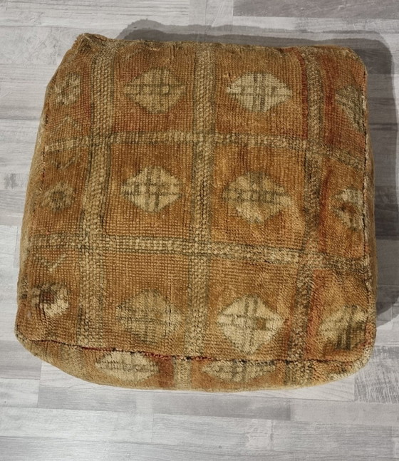Image 1 of Vintage berber poef marokkaanse poef