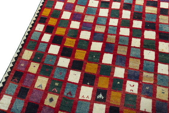 Image 1 of Gabbeh noué à la main - Shiraz - Tapis d'Orient 189 x 127 cm