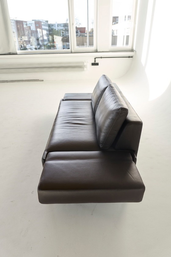 Image 1 of Divano di design FSM EASY | Pelle spessa a sigaro