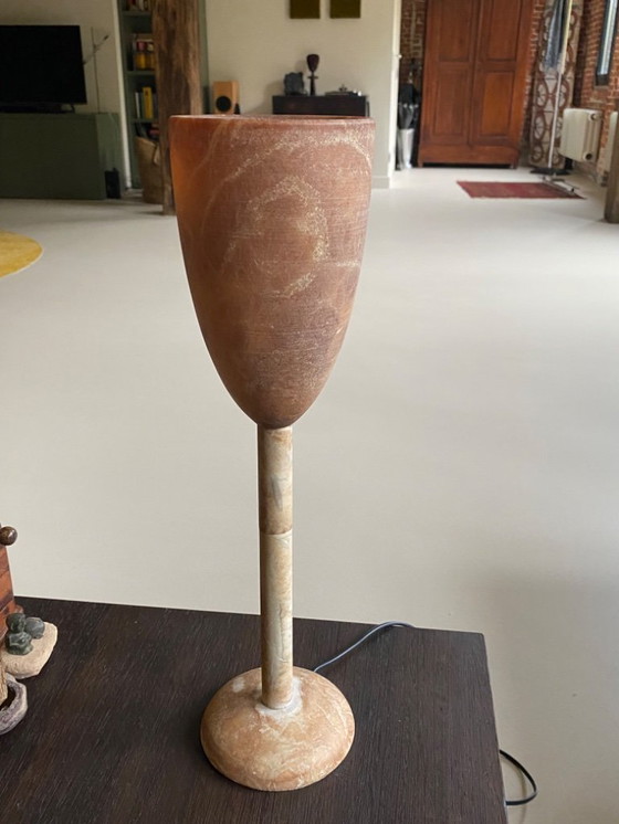 Image 1 of Vintage Pegasam alabaster table lamp