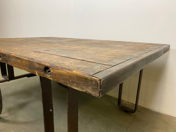 Image 1 of Vintage Industrial Coffee Table, 1950s
