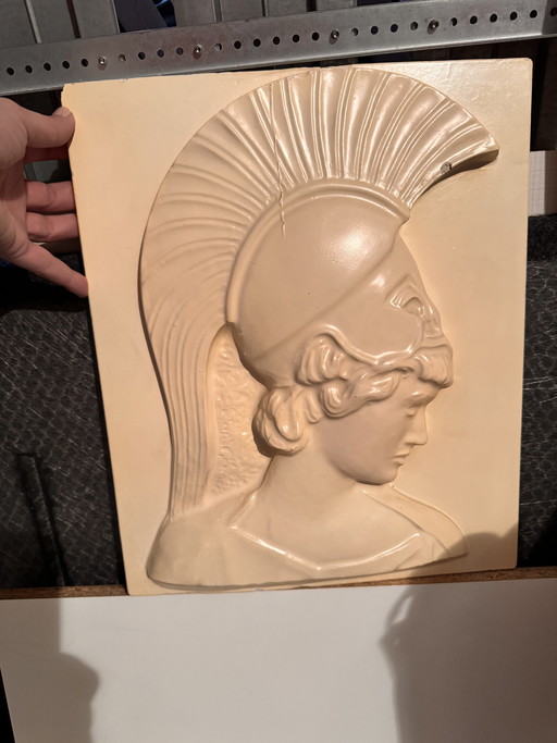 Wall relief with Greek profile

(Achilles / Athena)