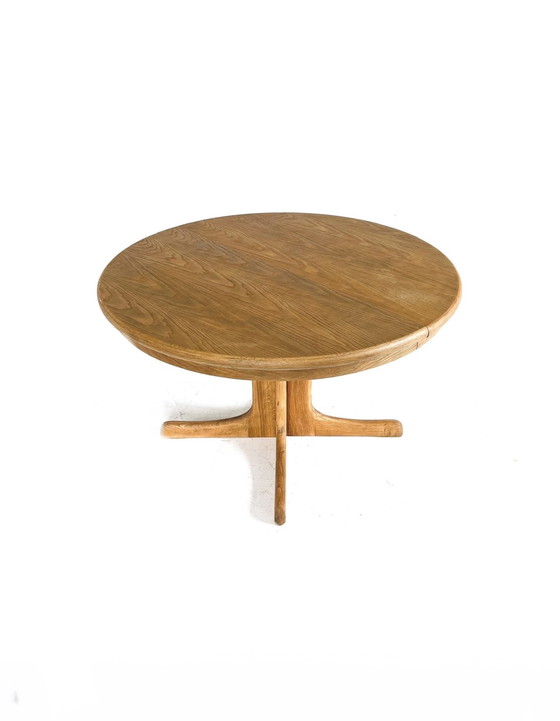 Image 1 of Vintage Extendable Oak Dining Table '60s