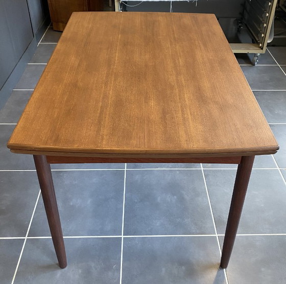 Extendable Scandinavian teak table by Johannes Andersen for Samcom Denmark An60 – Dining tables, Wood (photo 5 of 20)