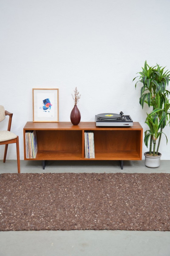 Image 1 of Credenza vintage a giorno, mobile basso, giradischi HiFi/phono, cassettiera