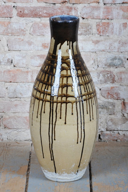 Original Mid-Century Vase, Ceramic, Well-Preserved Condition, Czech, 1950s – vazen (photo 2 of 8)