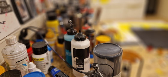 Image 1 of Peinture originale Hamelink : Connexion