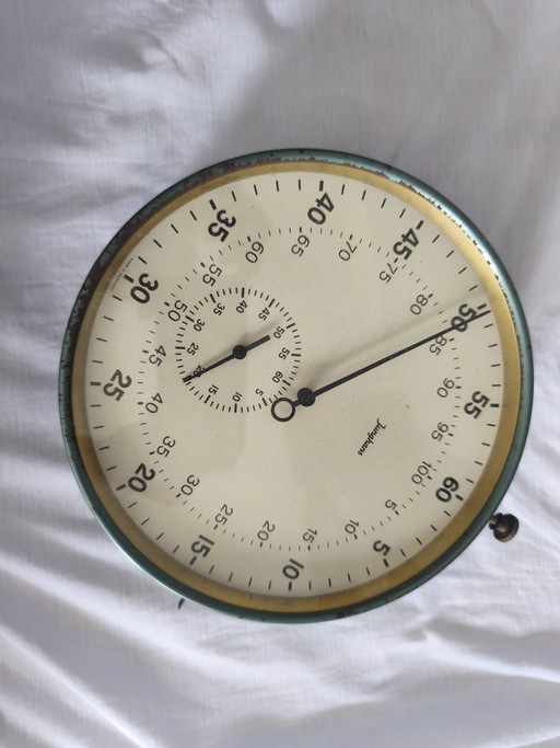 Orologio da laboratorio meccanico Junghans d'epoca, funzionante!