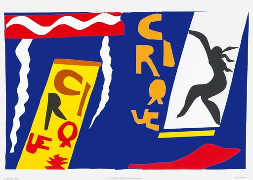 Henri MATISSE Le Cirque Siebdruck 1990