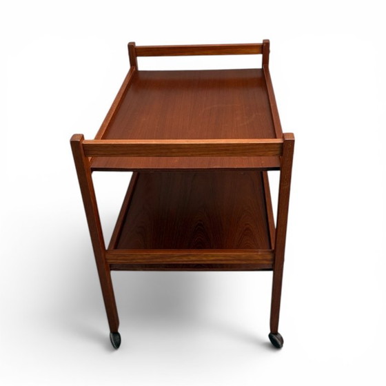 Image 1 of Vintage Deense trolley / bijzettafel, BRDR Furbo