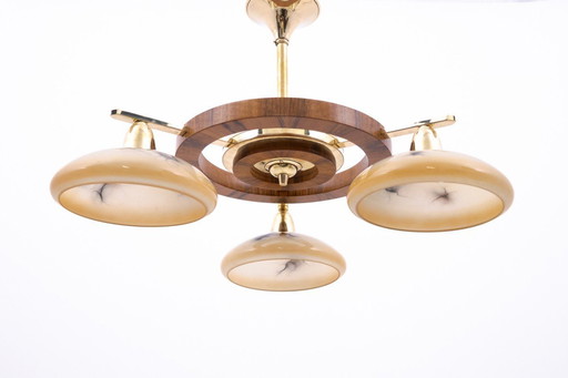 Polish Art Deco chandelier from the mid-20th century.
