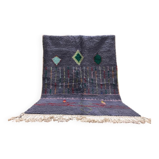 Handgefertigter Berber-Teppich aus Wolle 3 x 2 m