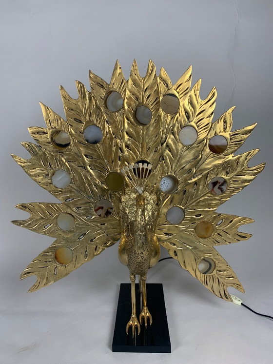 Image 1 of Fondica Peacock tafellamp