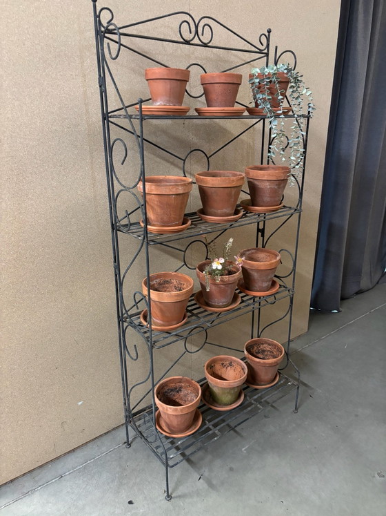 Brocante tuinrek / plantenrek / rek – Accessori da giardino, Metallo (photo 6 of 7)