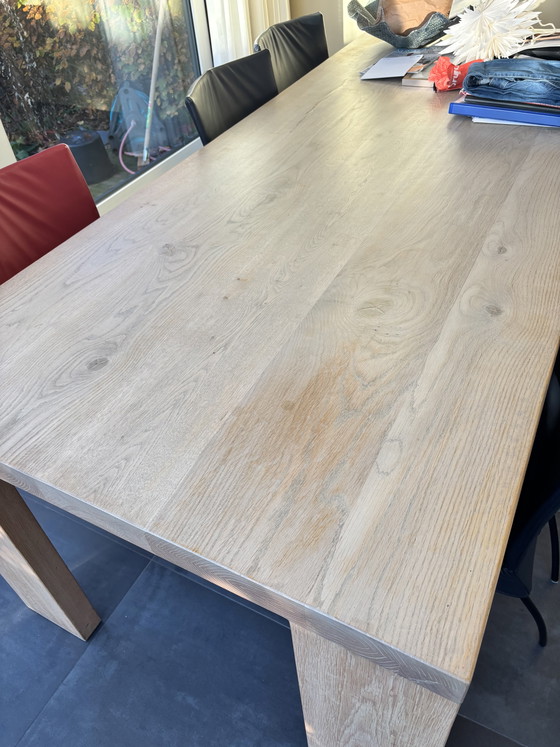 Massief Eiken Design Tafel – Eettafels, Wood (photo 2 of 7)