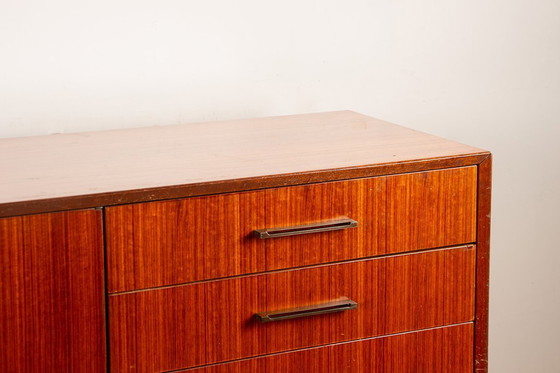 Image 1 of Modernist sideboard, 180 cm, French style in rosewood by Tricoire and Vecchione, TV unit 1960.