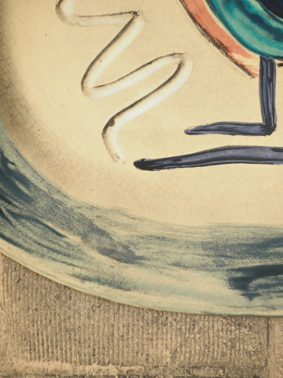 Pablo Picasso : Céramique Madoura, Oiseau Coloré, Affiche en Lithographie – Paper (photo 3 of 5)
