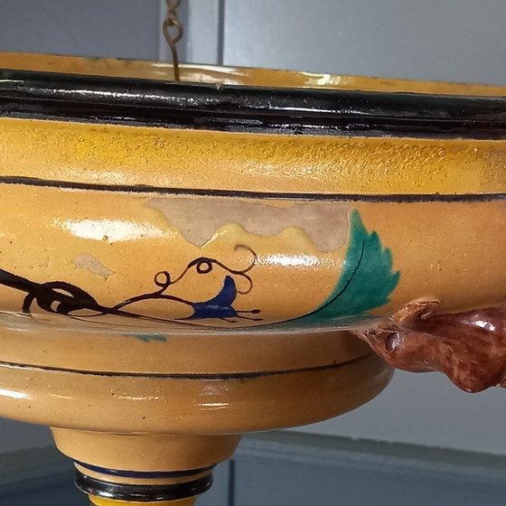 Image 1 of 19th-century ceramic plant hanger