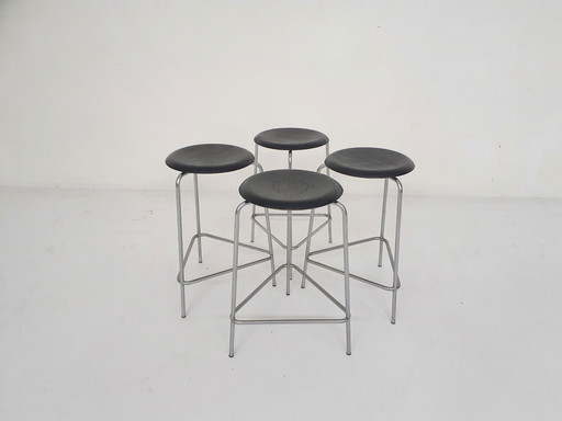 Arne Jacobsen per Fritz Hansen sgabelli "M3170", Danimarca, 1967