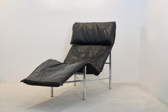 Black Leather ‘Skye’ Chaise Longue by Tord Björklund, Ikea (photo 6 of 11)