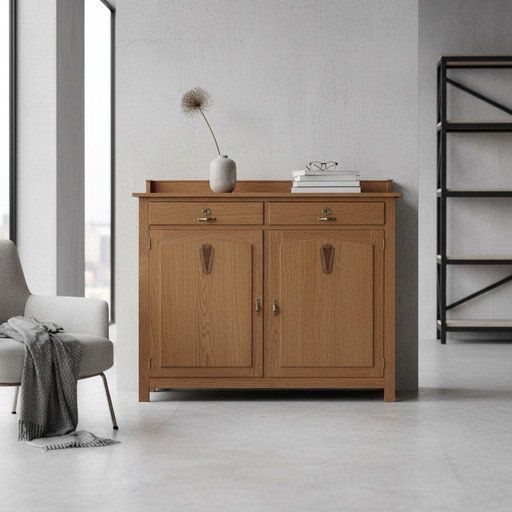 Credenza antica della scuola di Amsterdam