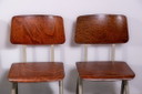 12x S16 Stuhl von Galvanitas. Um 1970.