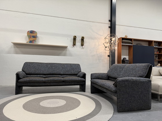 Image 1 of 2 Leolux Bora Beta Sofa 3- und 2-Sitzer Ruvido-Stoff