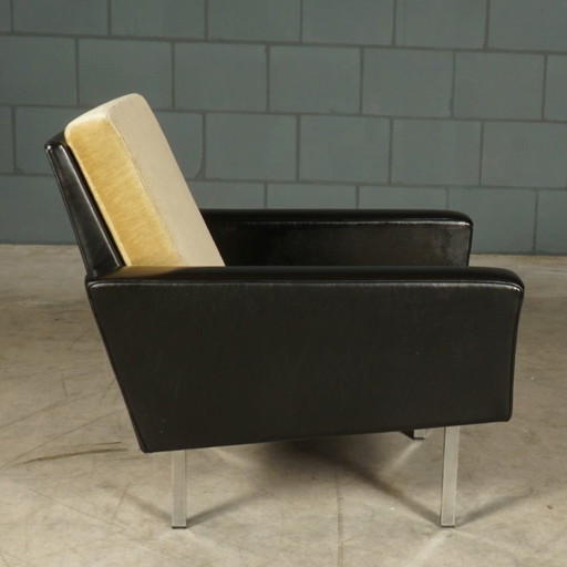 Poltrona vintage in velluto, anni '60 – fauteuils, Chrome (photo 2 of 11)