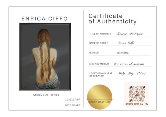 Image 1 of Enrica Ciffo - Tramonto, La Vergine - Tableau D'Artiste