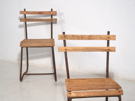 Sillas de jardín antiguas (c.1920). Juego de 2 piezas #2 – Iron, Rustic (photo 17 of 40)