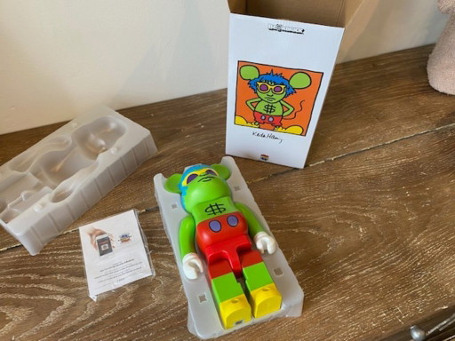 Bearbrick Keith Haring Andy Warhol Andy Mouse 400% MEDICOM toys