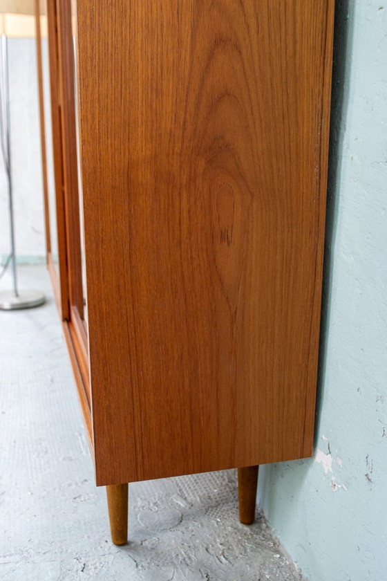 Image 1 of Vintage teakhouten vitrinekast, dressoir, ladekast, Hundevad Deens