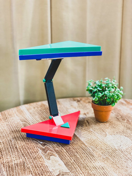 Kyoji Tanaka Avant Series Minilight Multicolor Postmodern Lamp 1980