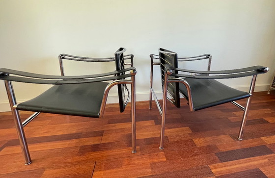 Image 1 of Designer Vintage Cassina Le Corbusier LC 1 Fauteuil