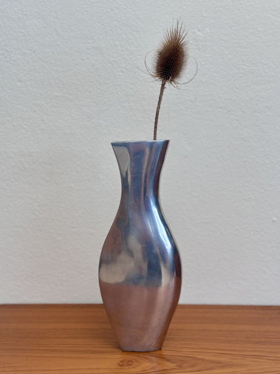 Image 1 of Vintage aluminium ‘lady’ vase